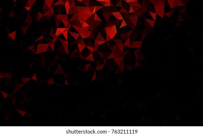 Light Red vector shining triangular background. Colorful abstract illustration with gradient. A new texture for your design.