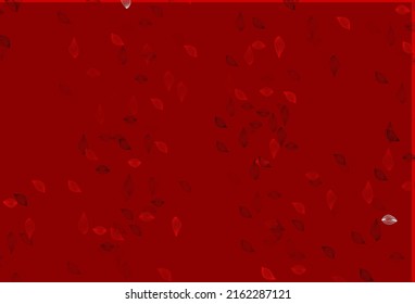 Hellrote Vektorgrafik-Hintergrund. Brand neue farbige Illustration im modernen Stil mit Blättern. Die Vorlage für den Hintergrund von Mobiltelefonen.