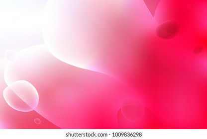Light Red vector template with abstract circles. Modern gradient abstract illustration with bandy lines. The best blurred design for your business.