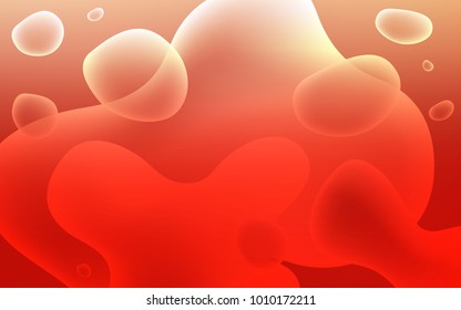 Light Red vector template with abstract circles. Glitter abstract illustration with wry lines. Textured wave pattern for backgrounds.