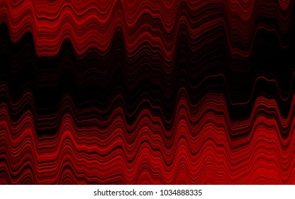 Light Red vector template with abstract lines. Geometric illustration in marble style with gradient.  New composition for your brand book.