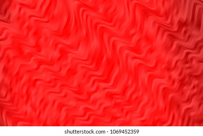 Light Red vector template with abstract lines. Creative illustration in halftone marble style with gradient. The template for cell phone backgrounds.