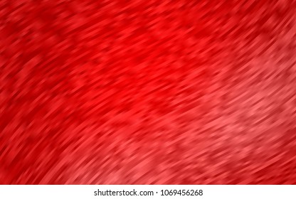 Light Red vector template with abstract lines. Glitter abstract illustration with wry lines. Textured wave pattern for backgrounds.