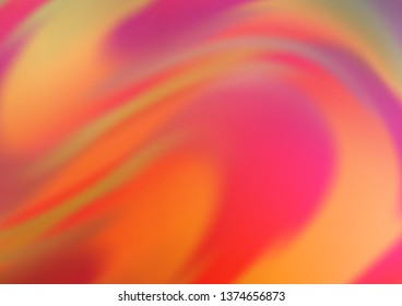 Light Red vector template with abstract lines. A vague circumflex abstract illustration with gradient. A completely new template for your business design.