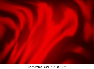 Light Red vector template with abstract lines. A completely new color illustration in marble style. Marble style for your business design.