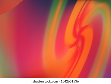 Light Red vector template with abstract lines. A vague circumflex abstract illustration with gradient. New composition for your brand book.