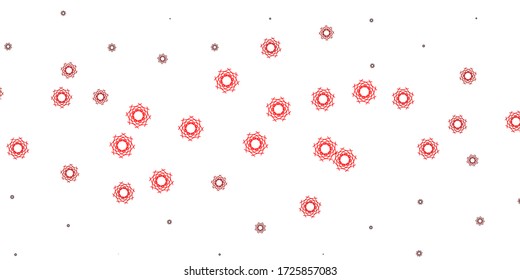 Light Red vector template with abstract forms. Simple design in abstract style with gradient forms. Simple illustration for your web site.