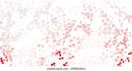 Light red vector template with abstract forms. Illustration with colorful shapes in abstract style. Simple illustration for your web site.