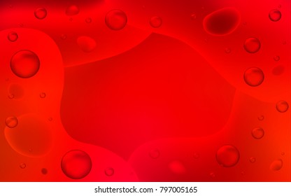 Light Red vector template with abstract circles. Modern gradient abstract illustration with bandy lines. New composition for your brand book.