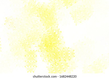 Light Red vector template with artificial intelligence structure. Shining illustration with AI shapes on abstract template. Template for ads of intellect, innovations.