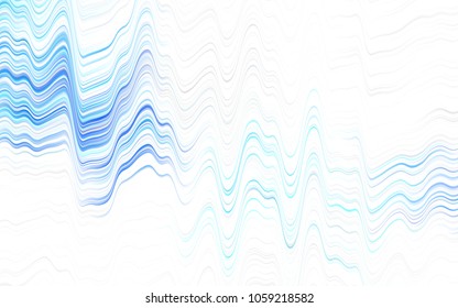 Light Red vector template with bent ribbons. Creative geometric illustration in marble style with gradient. New composition for your brand book.