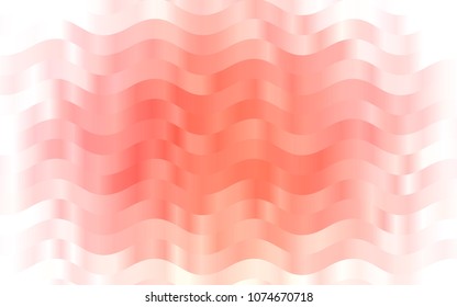 Light Red vector template with bent lines. A completely new color illustration in marble style. New composition for your brand book.
