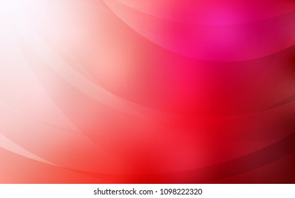 Light Red vector template with bent lines. Brand-new colored illustration in marble style with gradient. A completely new template for your business design.