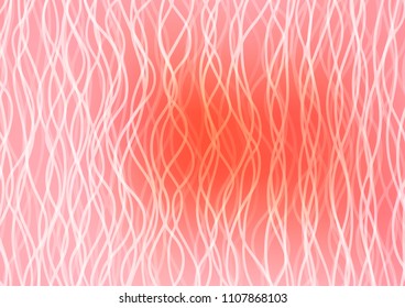 Light Red vector template with bent lines. Brand new colored illustration in marble style with gradient. The elegant pattern for brand book.