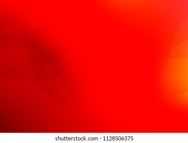 Light Red vector template with bent lines. Colorful abstract illustration with gradient lines. The template for cell phone backgrounds.