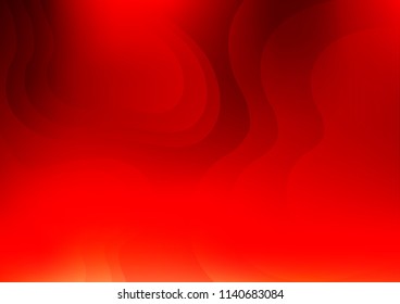 Light Red vector template with bent ribbons. Brand new colored illustration in marble style with gradient. A completely new template for your business design.