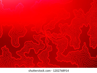 Light Red vector template with bent lines. Modern gradient abstract illustration with bandy lines. The best blurred design for your business.