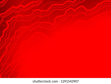 Light Red vector template with bent ribbons. An elegant bright illustration with gradient. A completely new template for your business design.
