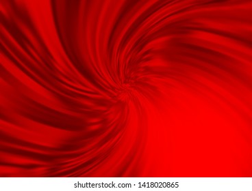Light Red vector template with bent lines. Shining illustration, which consist of blurred lines, circles. Pattern for your business design.