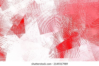 Light Red vector template with bent lines. A shining illustration, which consists of curved lines. Pattern for your design.