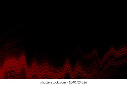 Light Red vector template with bubble shapes. Modern gradient abstract illustration with bandy lines. The elegant pattern for brand book.