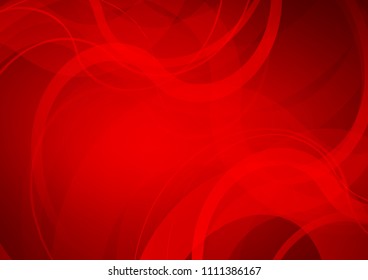 Light Red vector template with bubble shapes. A completely new color illustration in marble style. Pattern for your business design.