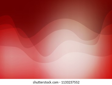 Light Red vector template with bubble shapes. Creative geometric illustration in marble style with gradient. The best blurred design for your business.