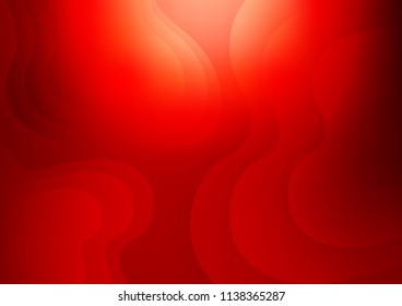 Light Red vector template with bubble shapes. A completely new color illustration in marble style. The template for cell phone backgrounds.