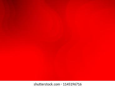 Light Red vector template with bubble shapes. Glitter abstract illustration with wry lines. The elegant pattern for brand book.