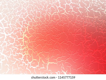 Light Red vector template with bubble shapes. A completely new color illustration in marble style. Pattern for your business design.