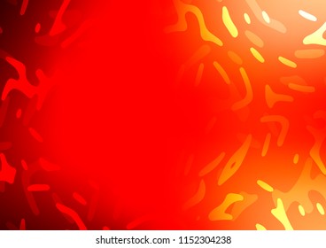 Light Red vector template with bubble shapes. Creative geometric illustration in marble style with gradient. A new texture for your  ad, booklets, leaflets.