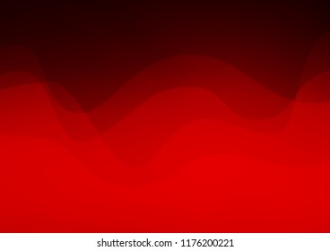 Light Red vector template with bubble shapes. Modern gradient abstract illustration with bandy lines. Pattern for your business design.
