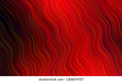 Light Red vector template with bubble shapes. A vague circumflex abstract illustration with gradient. New composition for your brand book.