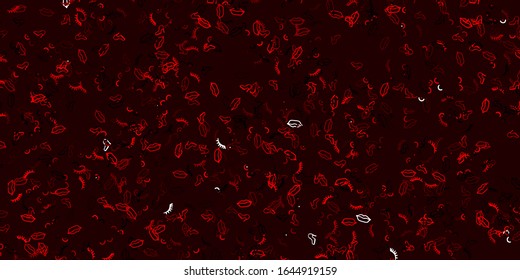 Light Red vector template with businesswoman signs. Illustration with signs of women's strength and power. Background for International Women’s Day.
