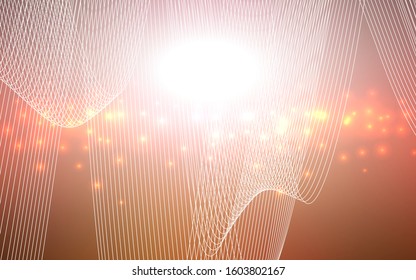 Light Red vector template with carnival confetti. Confetti on blurred abstract background with colorful gradient. The pattern can be used for new year ad, booklets.