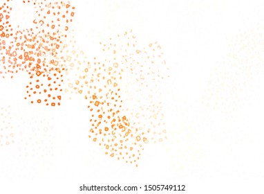 Light Red vector template with chaotic shapes. Illustration with colorful gradient shapes in abstract style. Simple design for your web site.