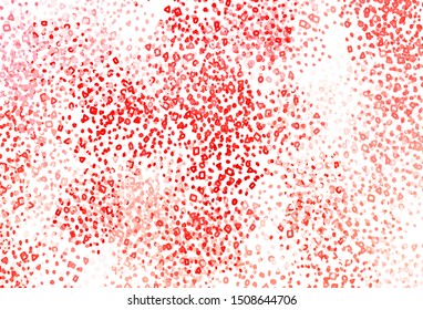 Light Red vector template with chaotic shapes. Simple colorful illustration with abstract gradient shapes. Background for a cell phone.