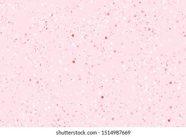 Light Red vector template with chaotic shapes. Modern abstract illustration with colorful random forms. Elegant design for wallpapers.