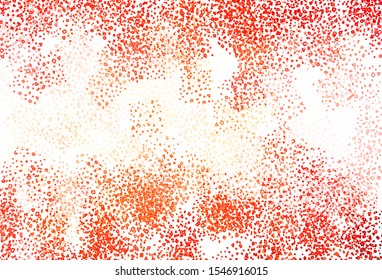 Light Red vector template with chaotic shapes. Colorful chaotic forms with gradient in modern style. Best smart design for your business.