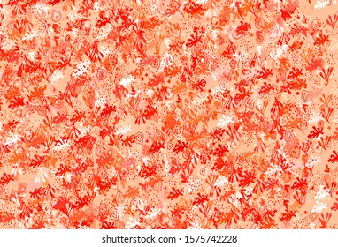 Light Red vector template with chaotic shapes. Simple colorful illustration with abstract gradient shapes. Simple design for your web site.