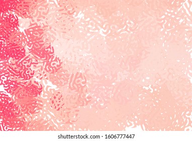 Light Red vector template with chaotic shapes. Simple colorful illustration with abstract gradient shapes. Simple design for your web site.