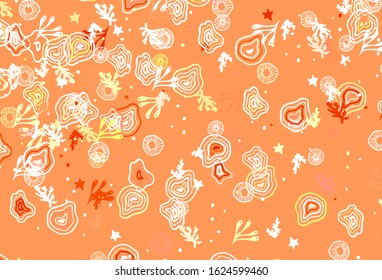 Light Red vector template with chaotic shapes. Illustration with colorful gradient shapes in abstract style. Simple design for your web site.