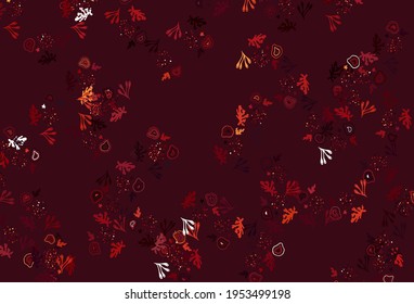 Light Red vector template with chaotic shapes. Simple colorful illustration with abstract gradient shapes. Background for a cell phone.
