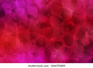 Light Red vector template with chaotic shapes. Simple colorful illustration with abstract gradient shapes. Best smart design for your business.