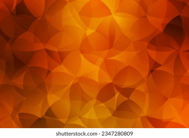 Light Red vector template with chaotic shapes. Decorative design in abstract style with random forms. Best smart design for your business.