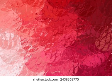Light Red vector template with chaotic shapes. Modern abstract illustration with colorful random forms. Modern design for your business card.