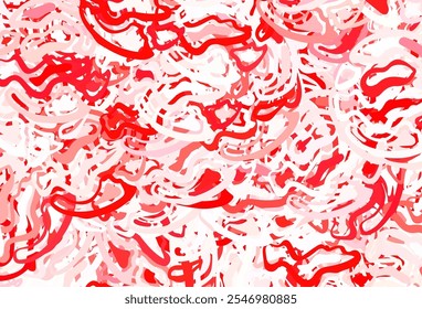 Light Red vector template with chaotic shapes. Illustration with colorful gradient shapes in abstract style. Best smart design for your business.