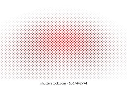 Light Red vector  template with circles. Blurred bubbles on abstract background with colorful gradient. New design for ad, poster, banner of your website.