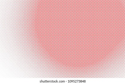 Light Red vector  template with circles. Abstract illustration with colored bubbles in nature style. The pattern can be used for ads, leaflets of liquid.