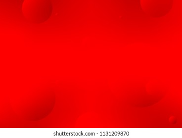 Light Red vector template with circles. Blurred bubbles on abstract background with colorful gradient. Beautiful design for your business natural advert.